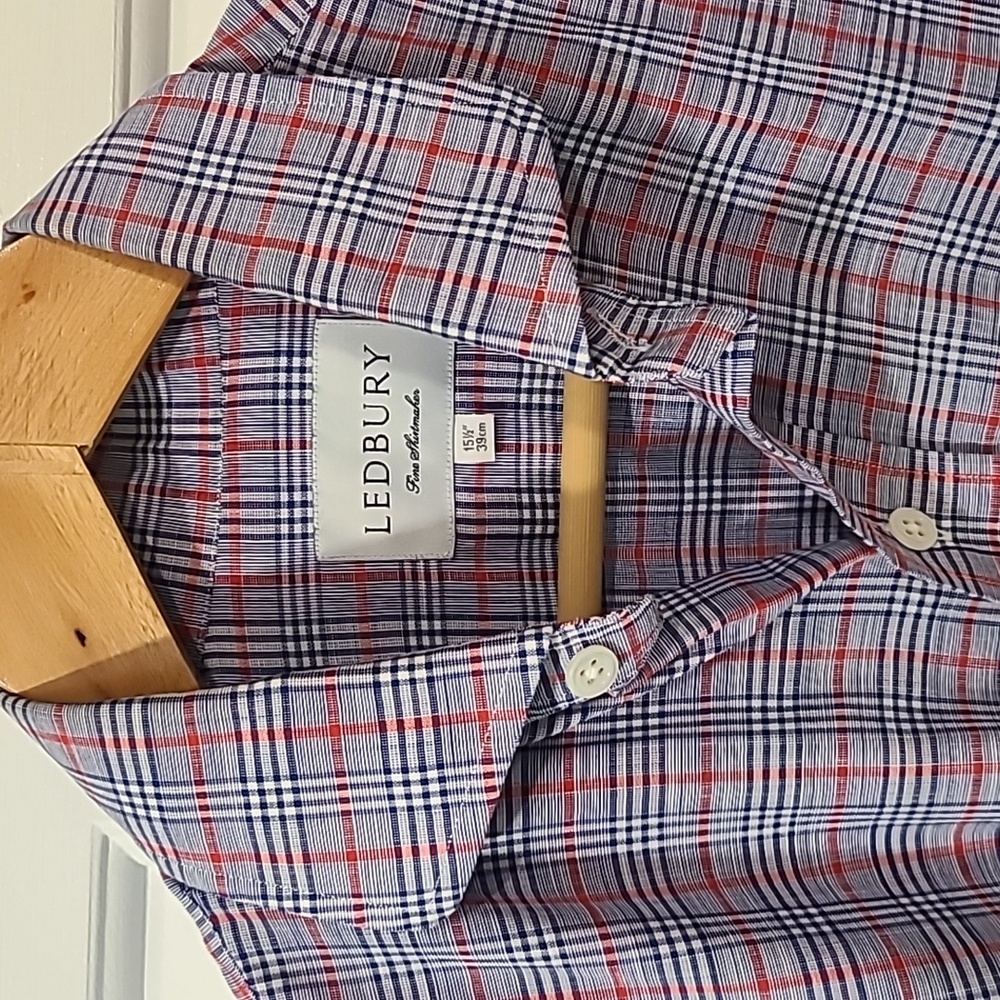 Ledbury Plaid Dress Shirt 15.5“